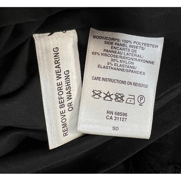 $139 NWT DKNYC Sz 16 Black Metallic Tweed Ruffle Hem Sheath Dress NEW - Picture 8 of 8